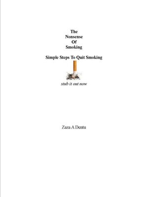 cover image of The Nonsense of Smoking